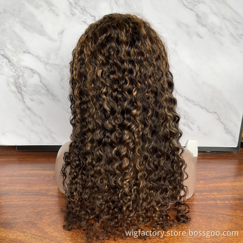 highlight wig indian human hair cuticle ali, kinky curly wigs human hair lace front 13*4 ,wholesale wigs 100% human hair vendors